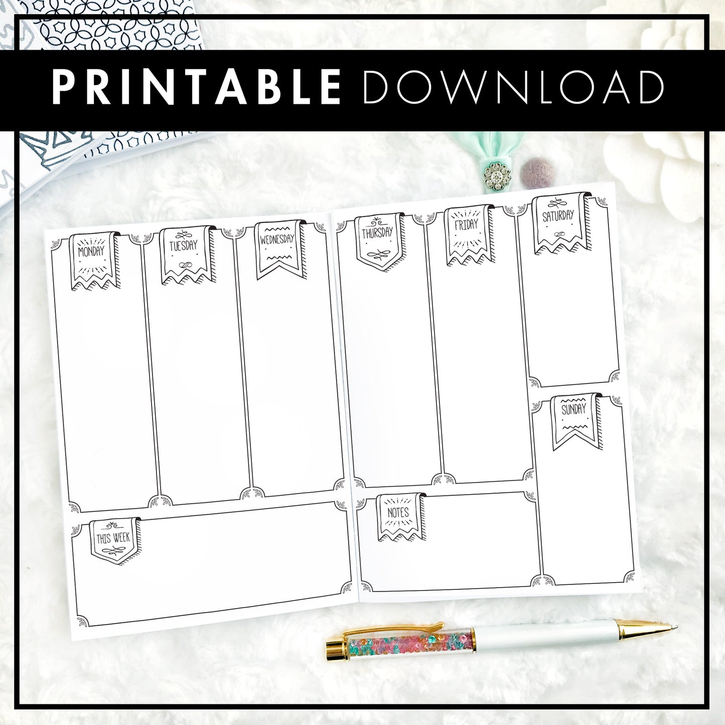 The Pheobe All Inclusive Planner | Printable
