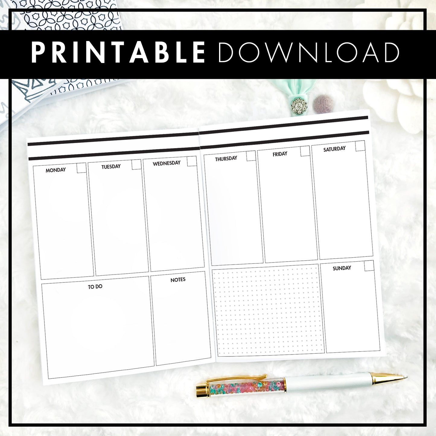 The Rachel All Inclusive Planner | Printable