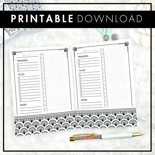 Art Deco Daily - Horizontal | Printable