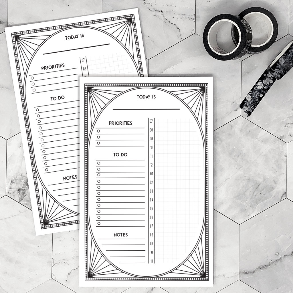 Art Deco Daily | Notepad | Printed