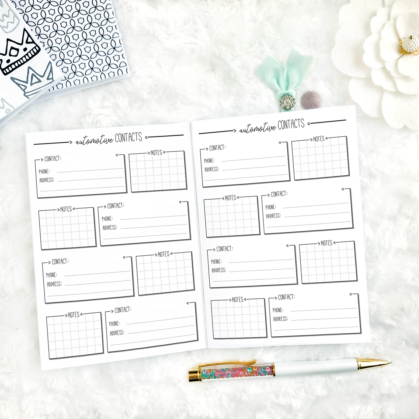 Auto Care Planner | Printed