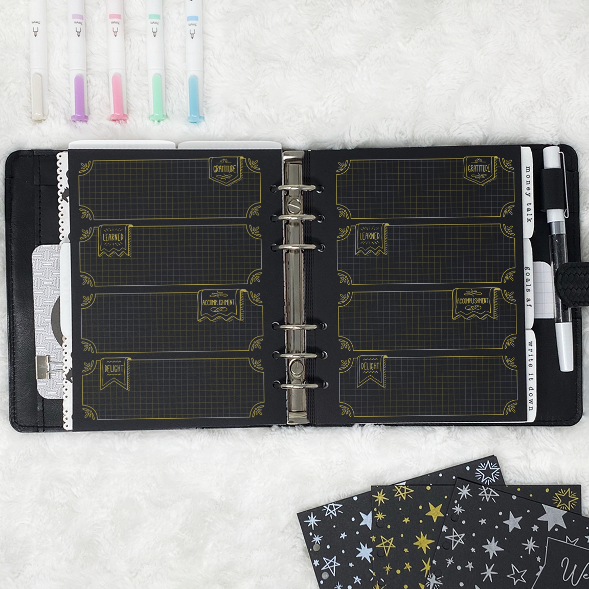 GLAD Method Gratitude Journal | Blackout | Printed