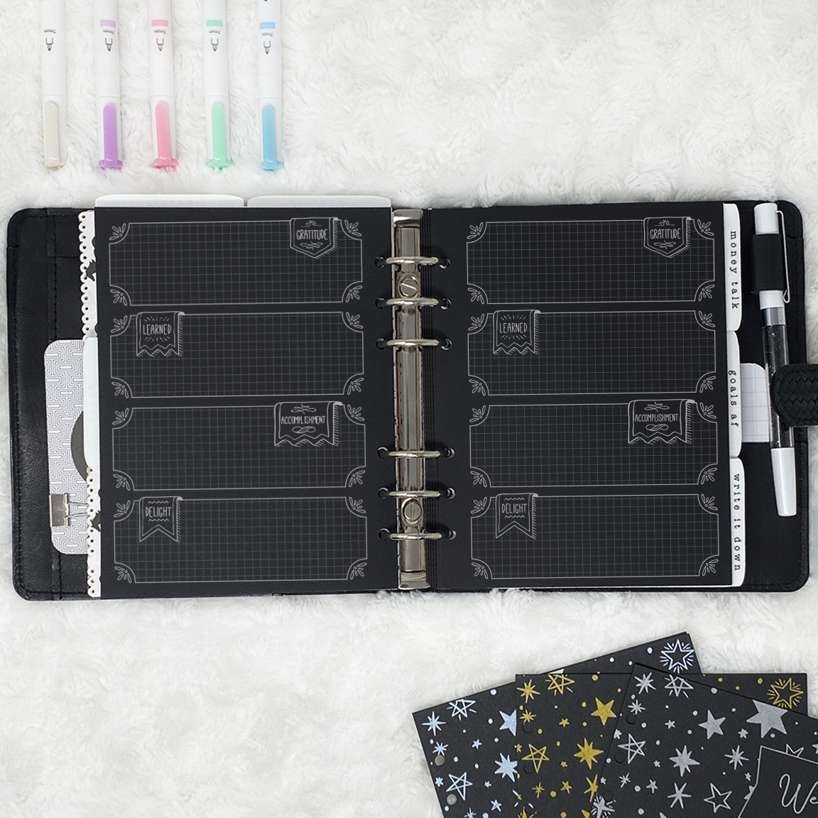 GLAD Method Gratitude Journal | Blackout | Printed