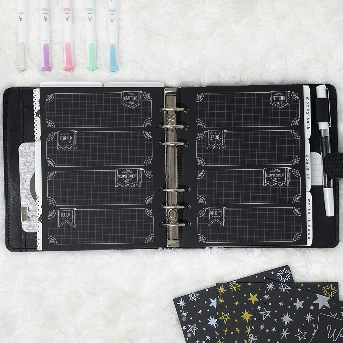 GLAD Method Gratitude Journal | Blackout | Printed