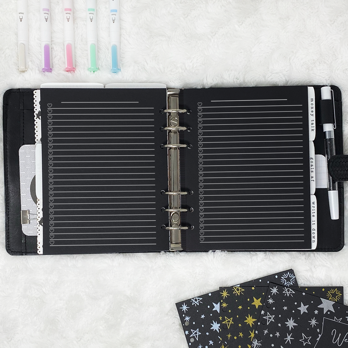 Heart Checklists | Blackout | Printed