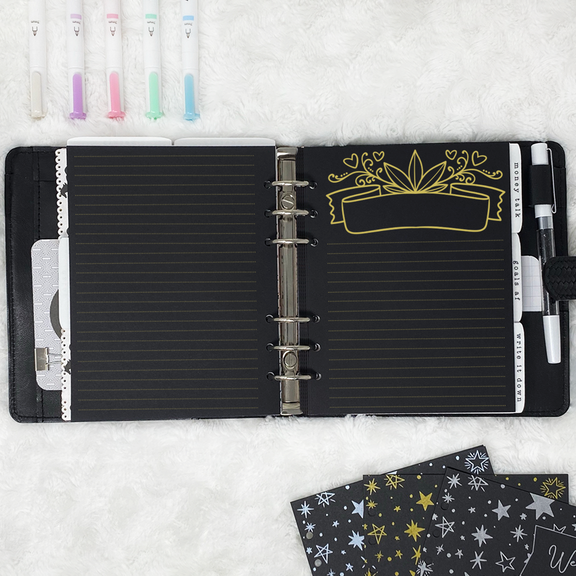 Floral Notes | Blackout | Printed
