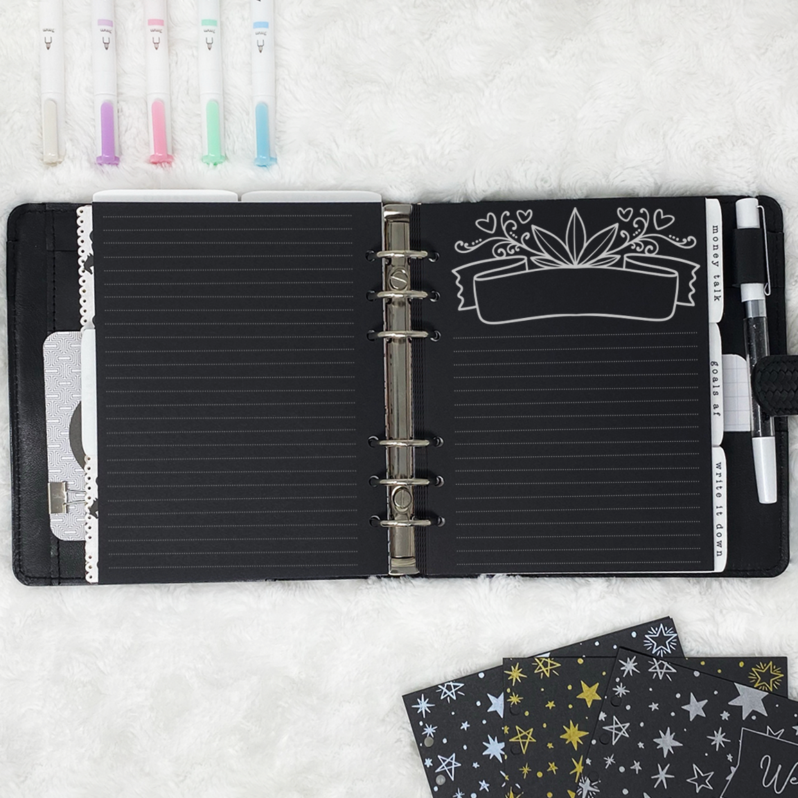 Floral Notes | Blackout | Printed