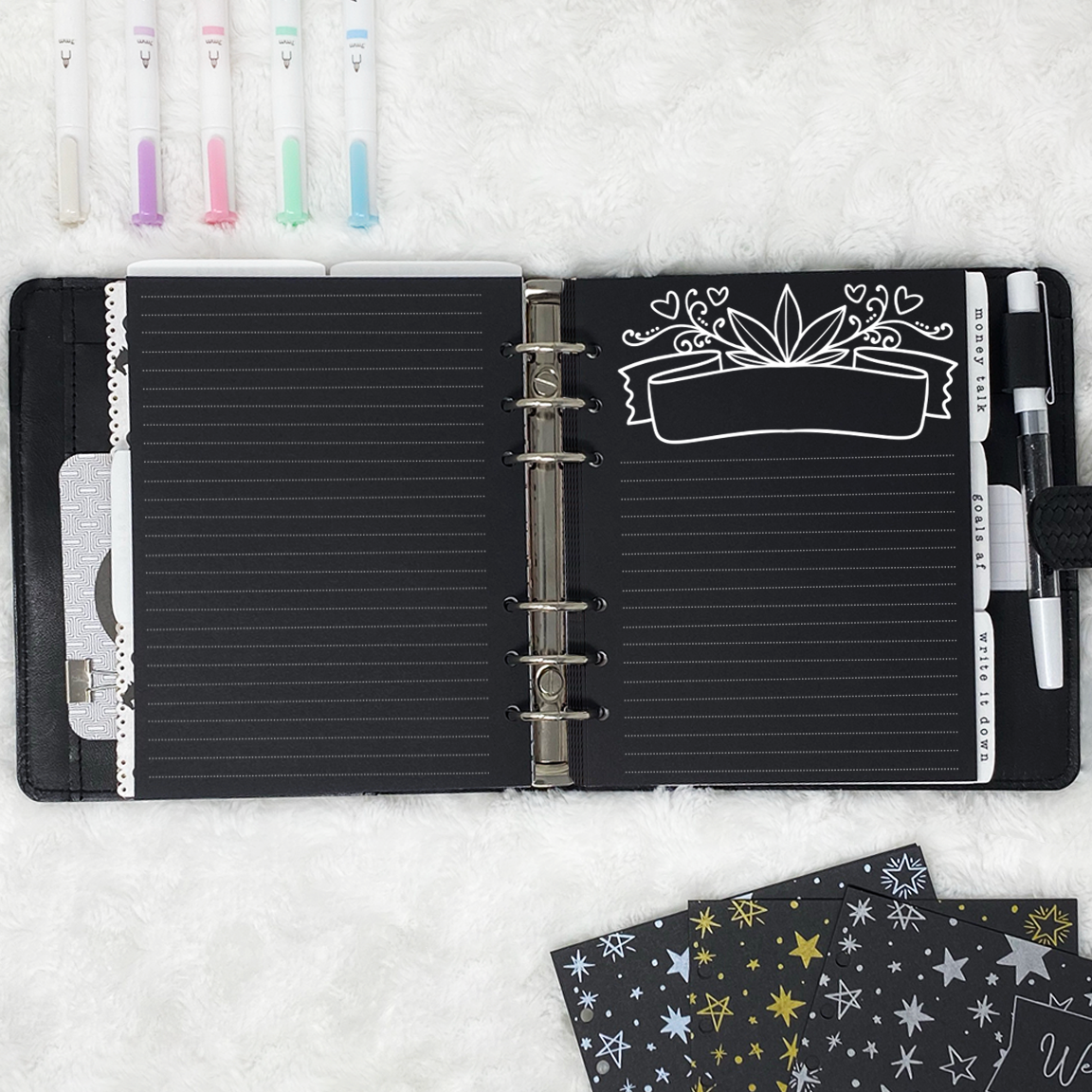 Floral Notes | Blackout | Printed