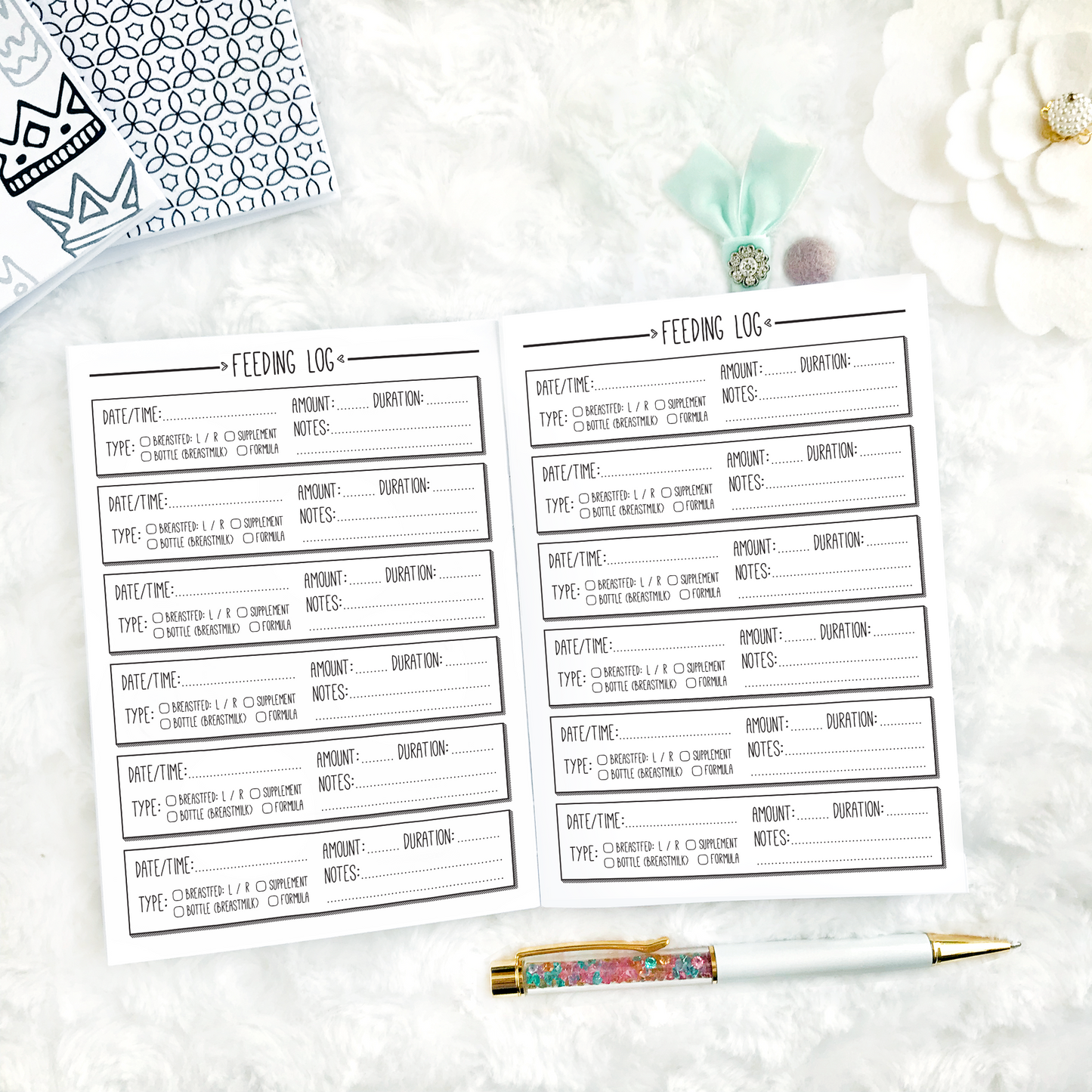 Baby Feeding Tracker | Printable