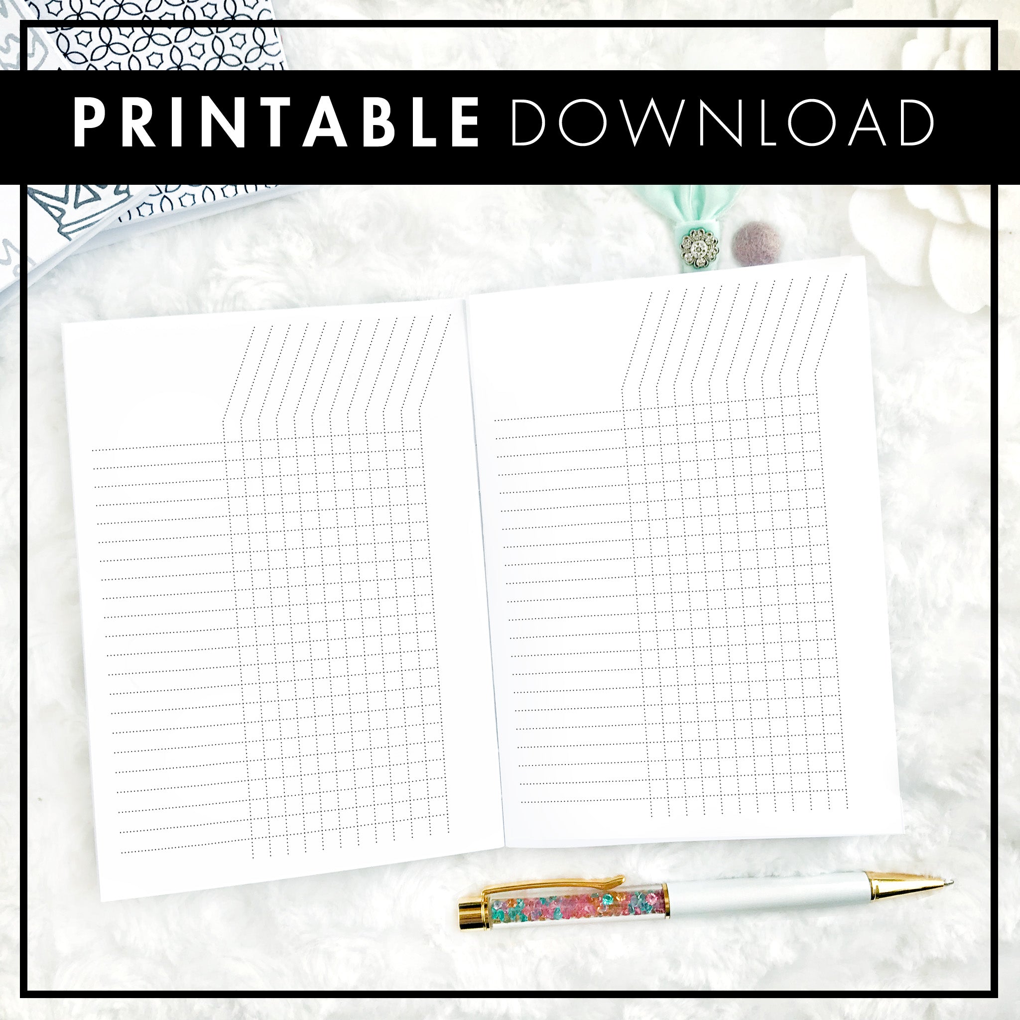 Free Printable Dot Grid Paper for Bullet Journal