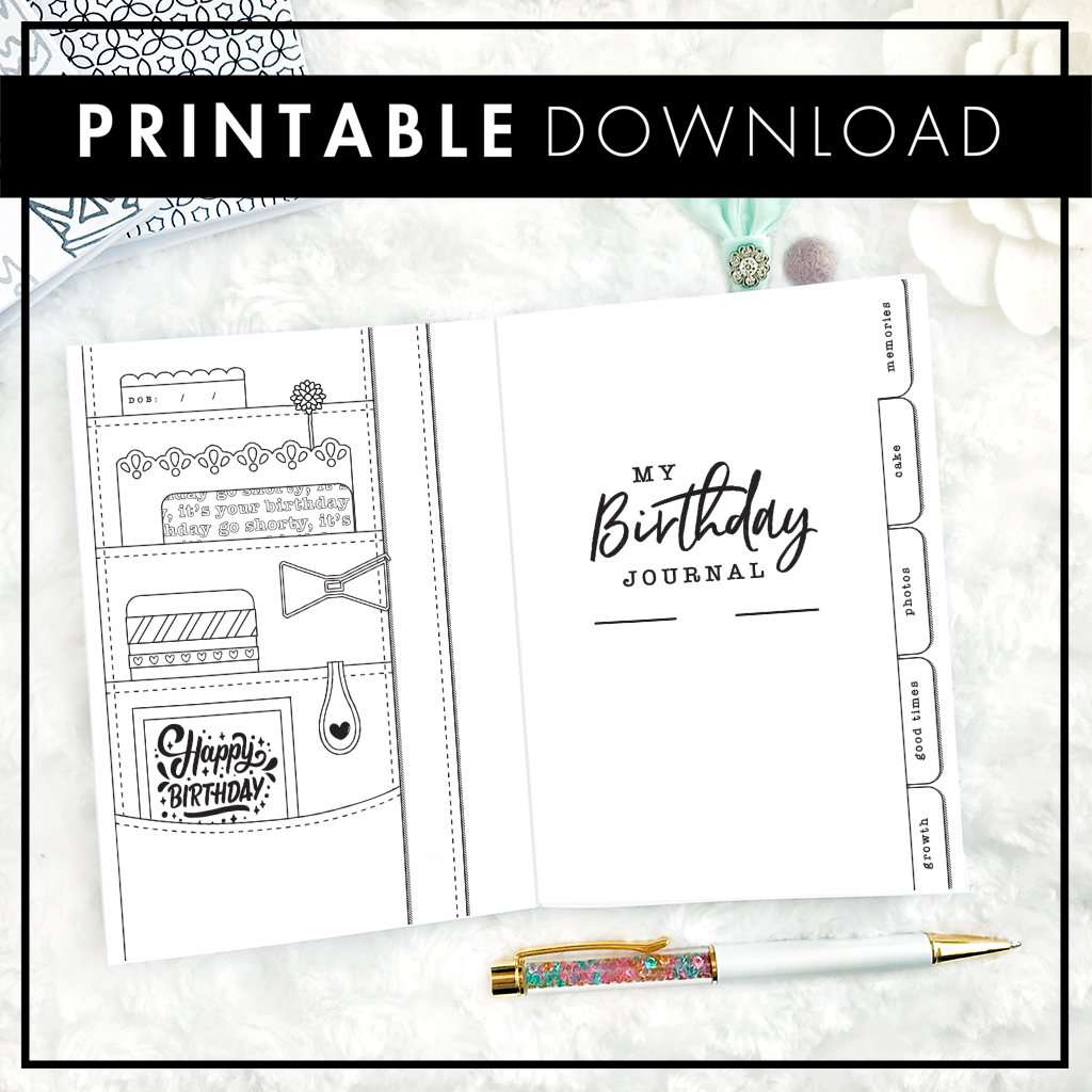 Birthday Memory Keeper | Printable