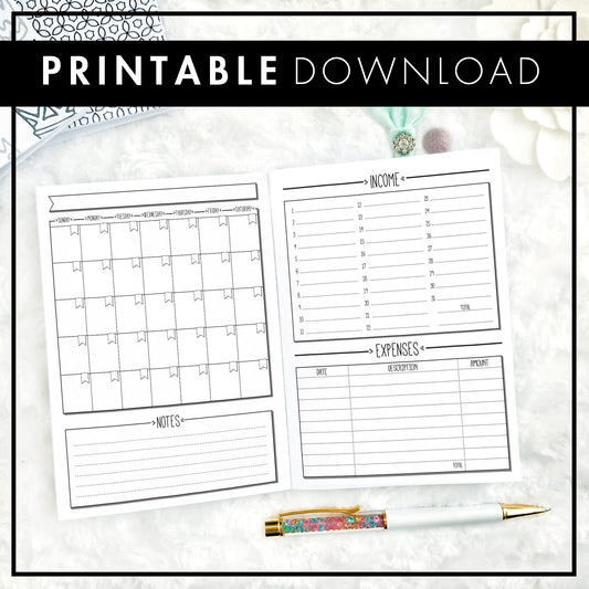 Boss Budget & Sales Book | Printable