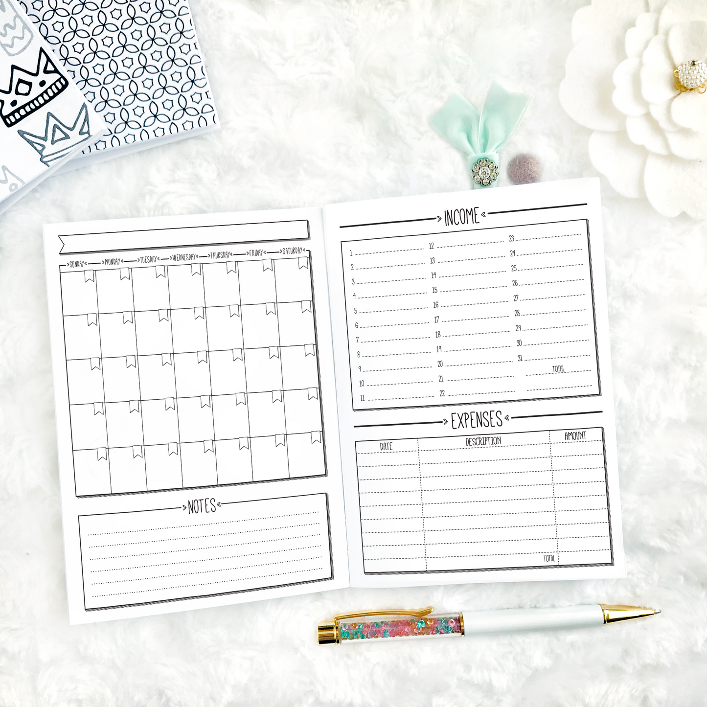 Boss Budget & Sales Book | Printable