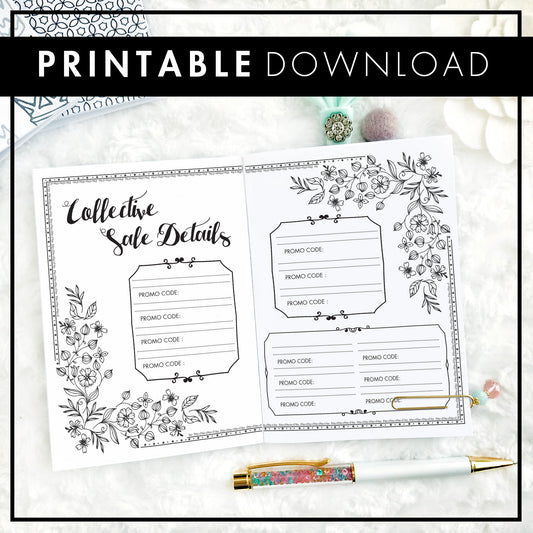 Collective Sale Tracker | Printable