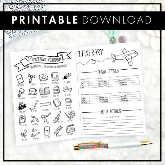 Conference Planner | Printable