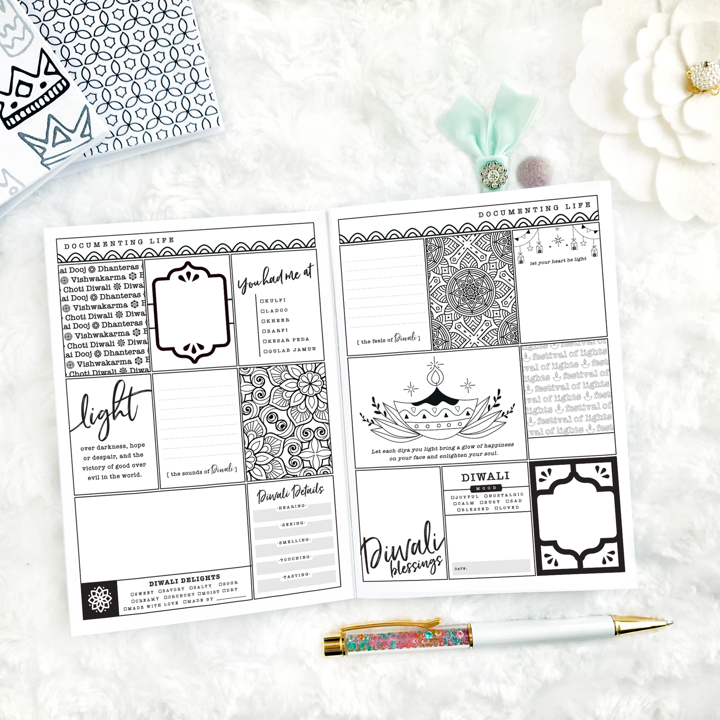 Diwali Planner & Memory Keeper - 2024 | Printable