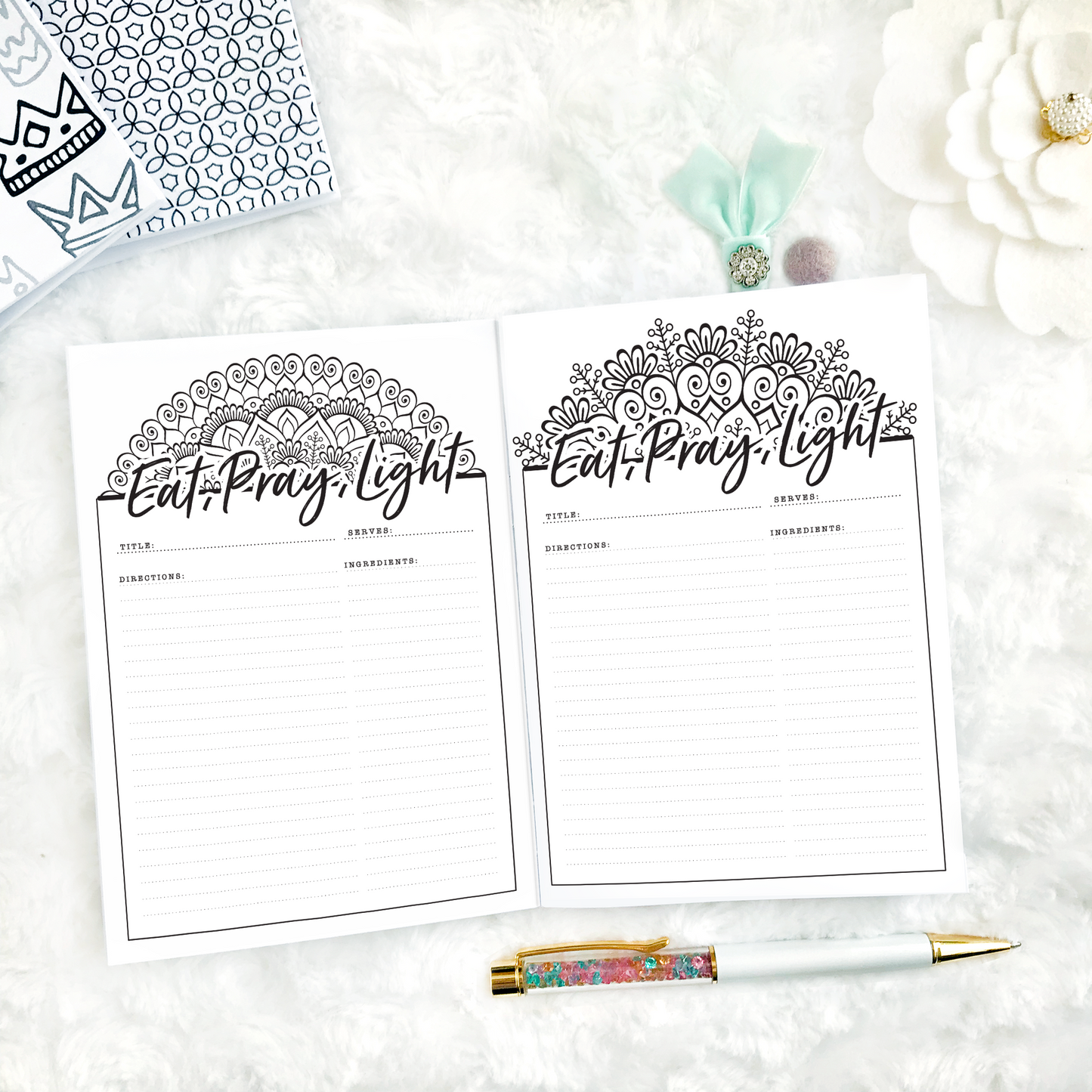 Diwali Recipe Keeper | Printable