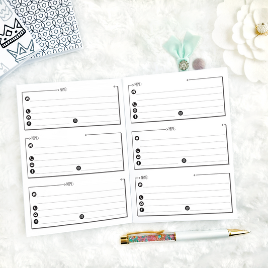 Contacts & Address Book | Printed