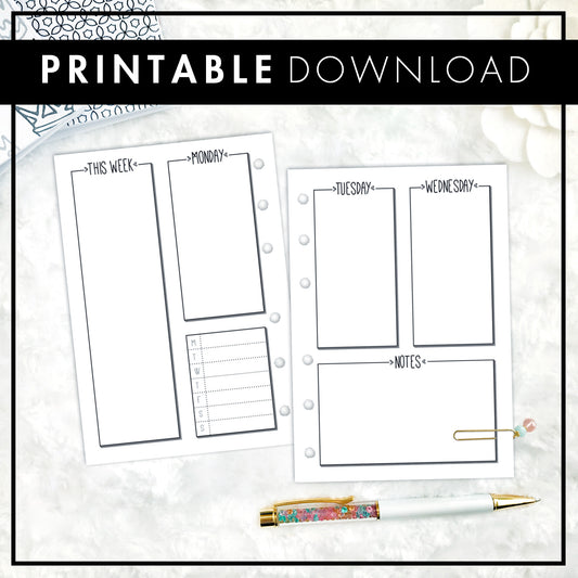 The Wendy Weekly | Printable