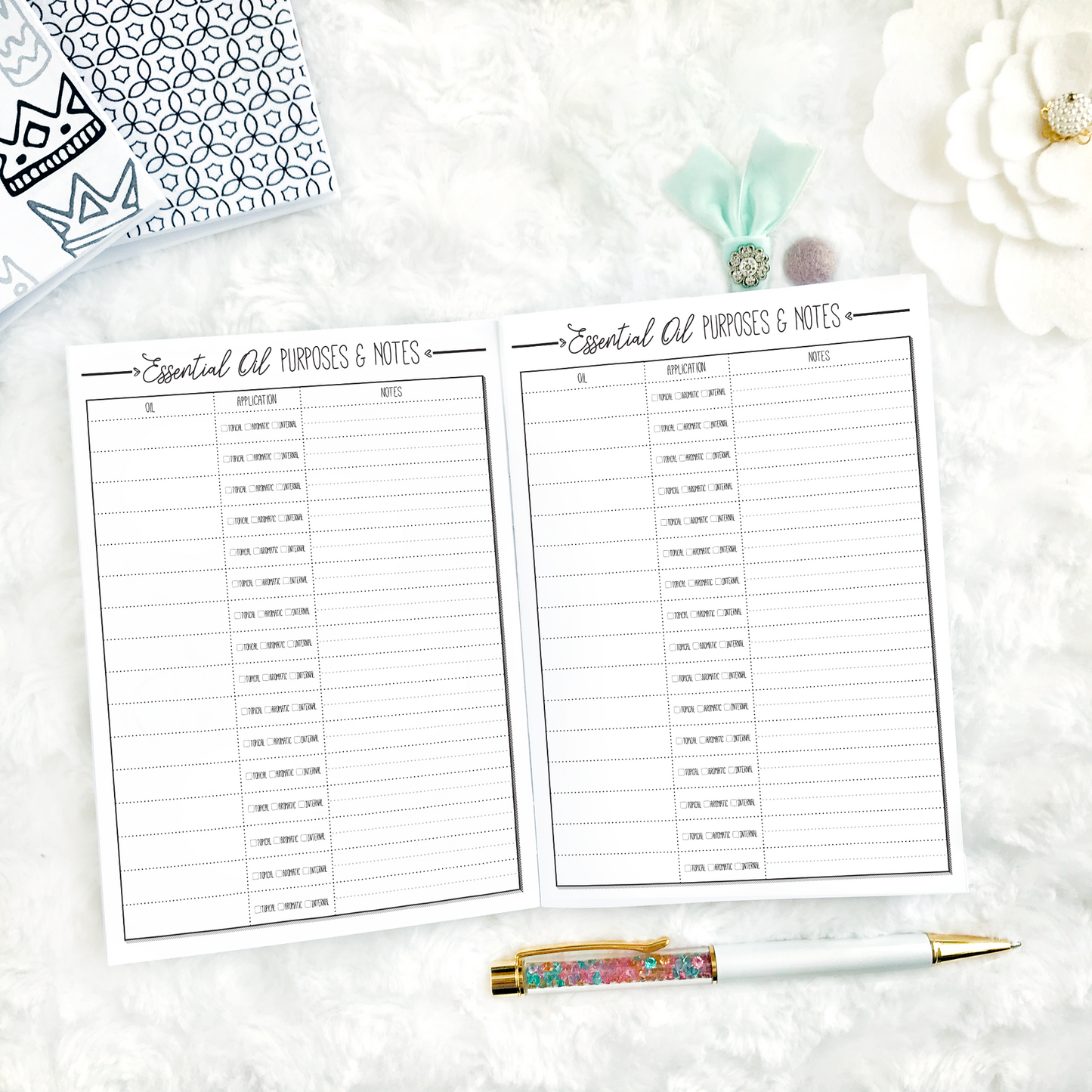 Essential Oil Tracker | Printable
