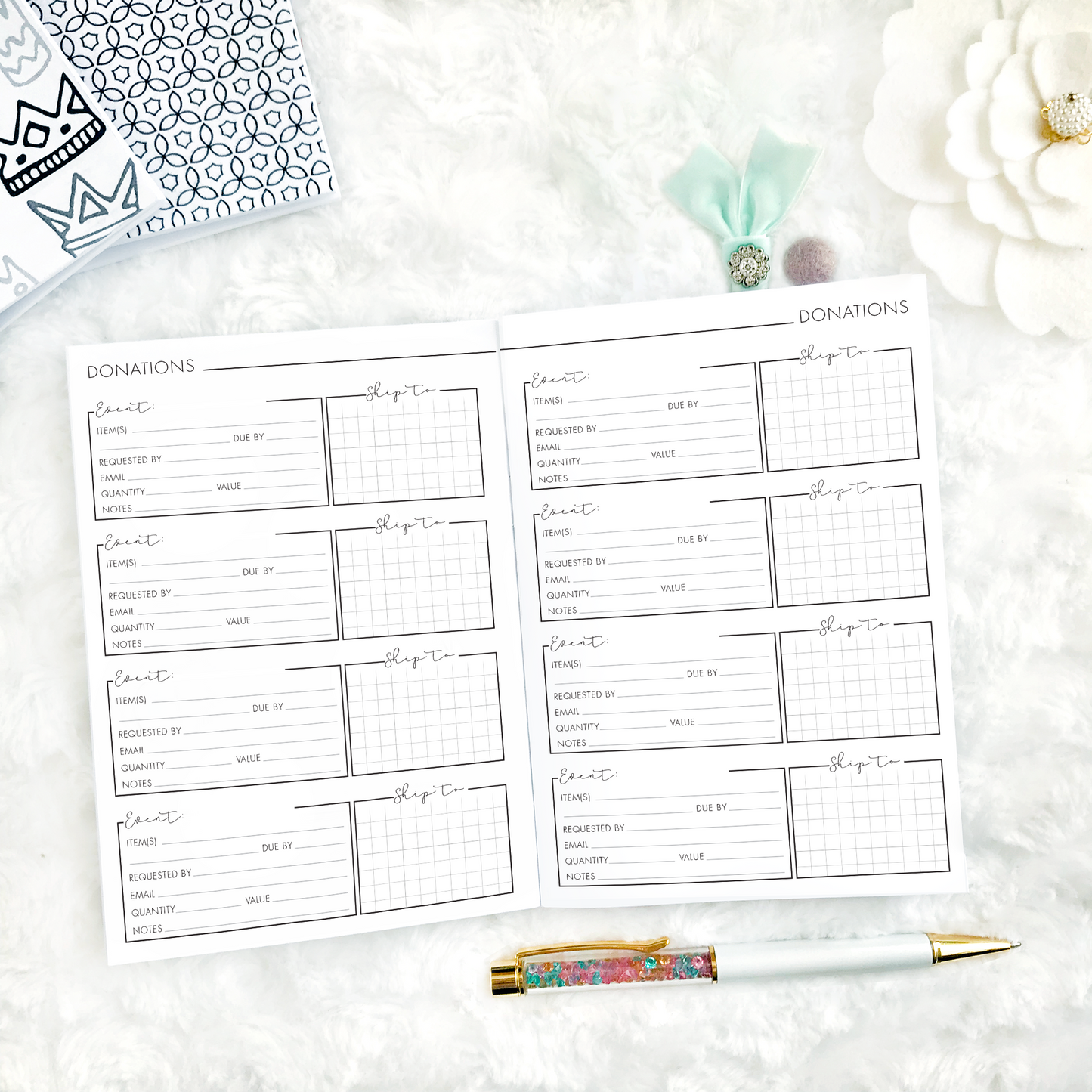 Executive - Donations Log | Printed