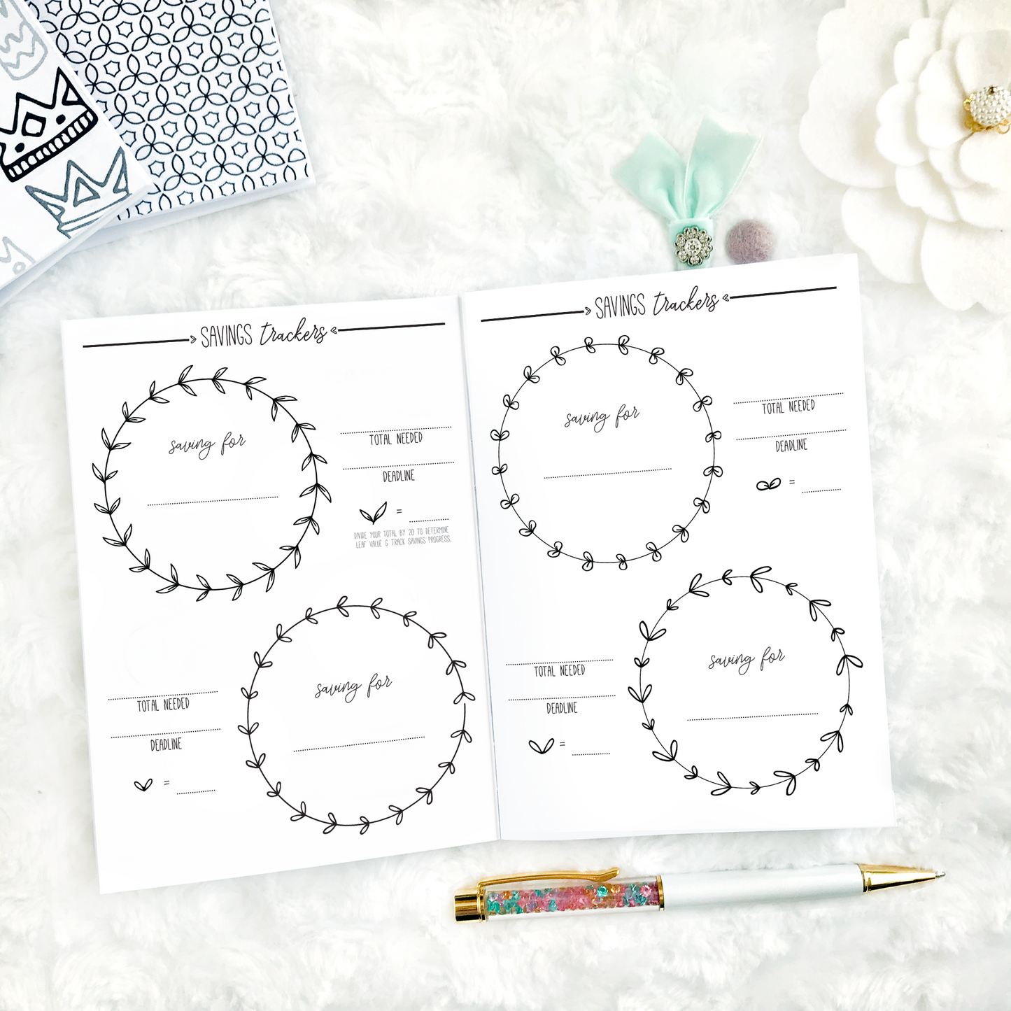 Financial Planner & Monthly Budget | Printed