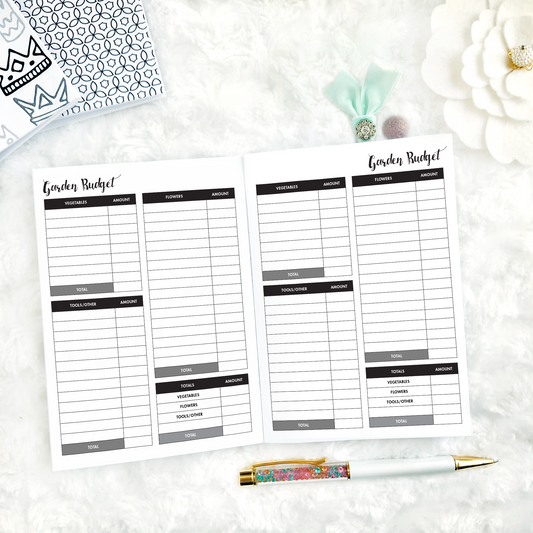 Garden Planner & Budget | Printed