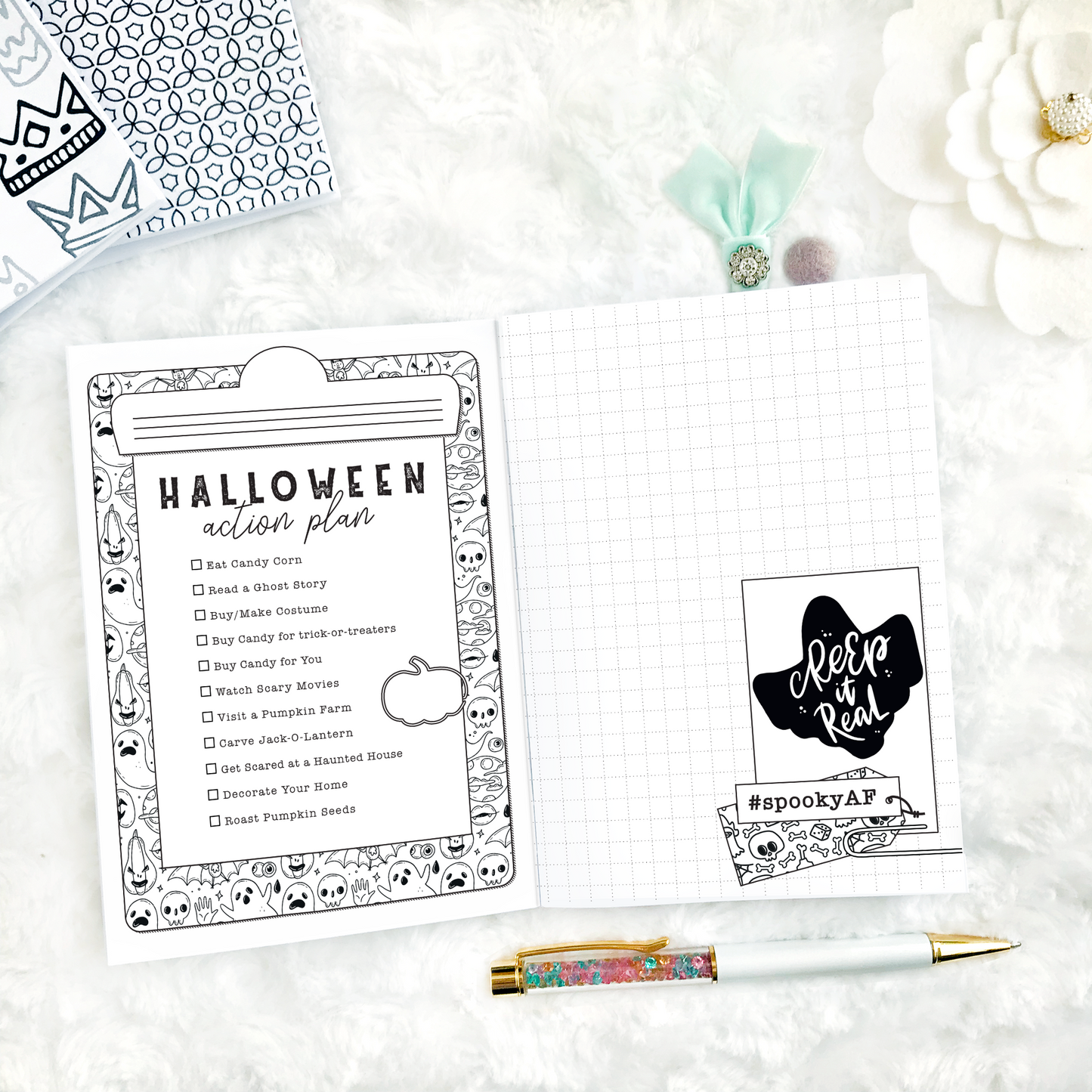 Halloween Planner & Memory Keeper - 2025 | Printed