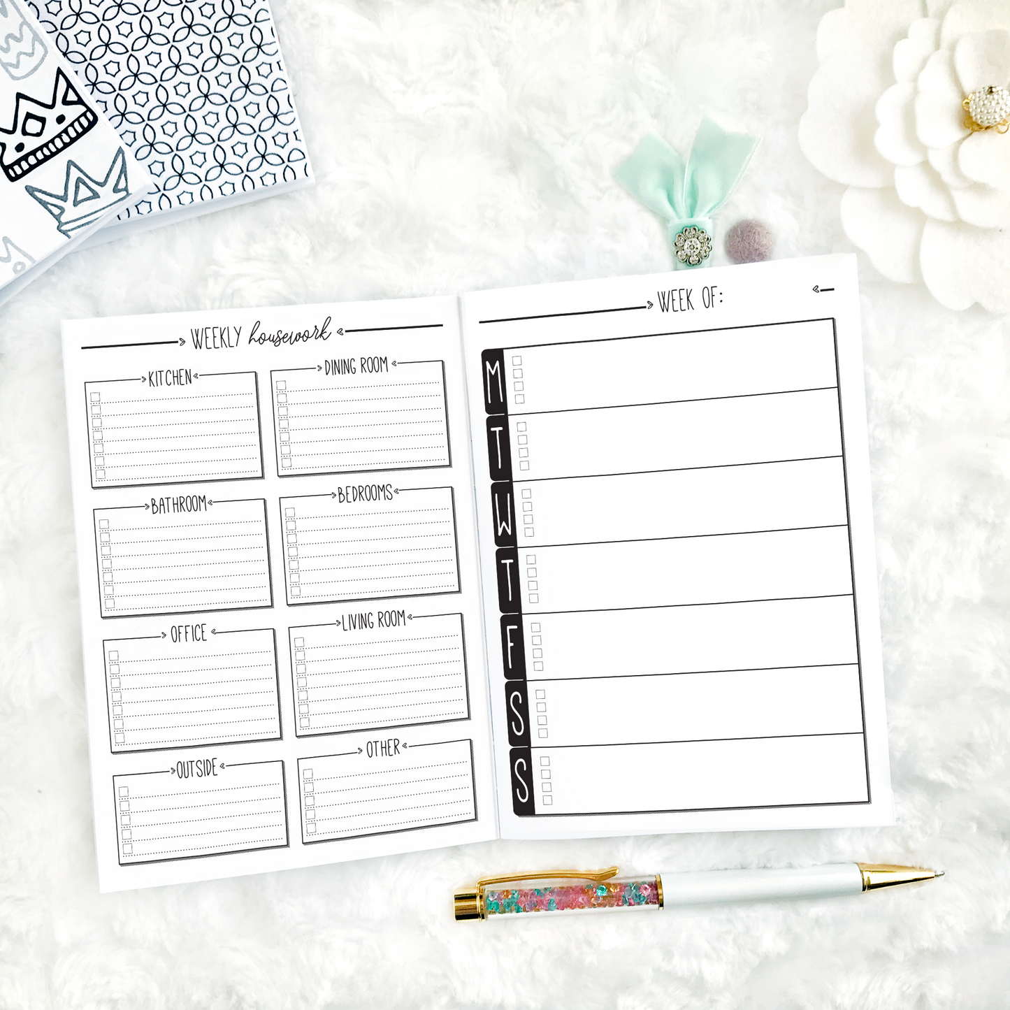 House Cleaning Planner | Printed