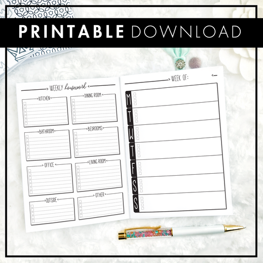 House Cleaning Planner | Printable