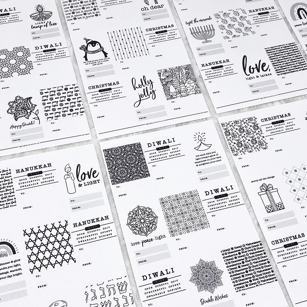 Holiday Gifts Tags | Printed