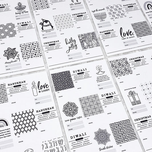 Holiday Gifts Tags | Printed