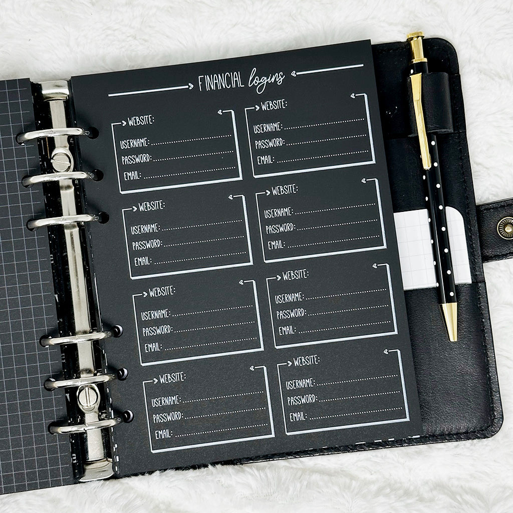 Financial Planner & Monthly Budget | Blackout