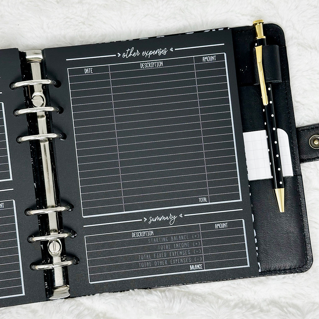 Financial Planner & Monthly Budget | Blackout