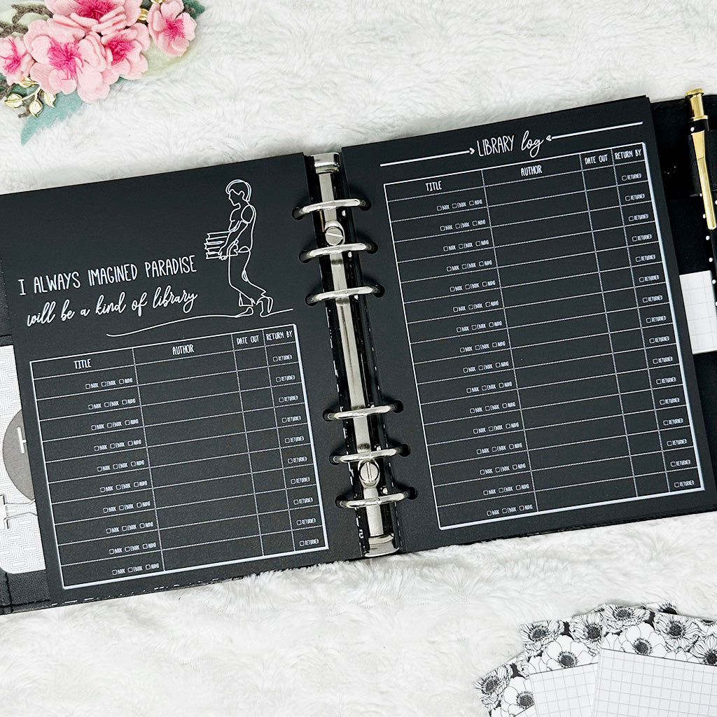 Reading Journal & Literary Log | Blackout
