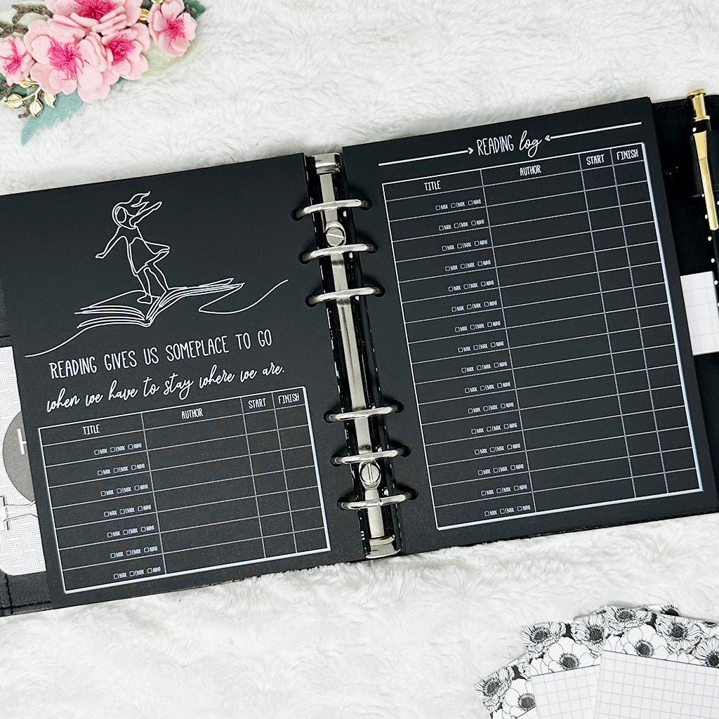 Reading Journal & Literary Log | Blackout