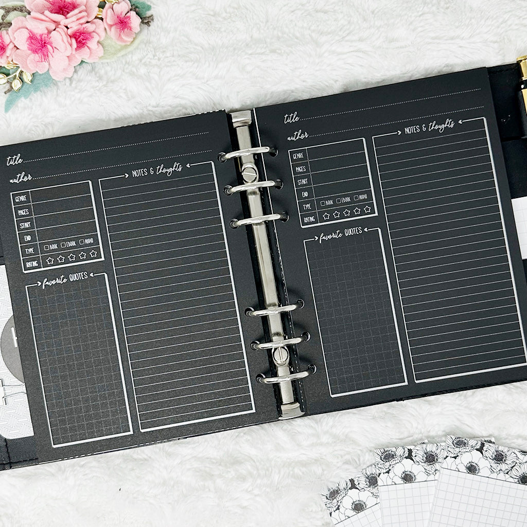 Reading Journal & Literary Log | Blackout