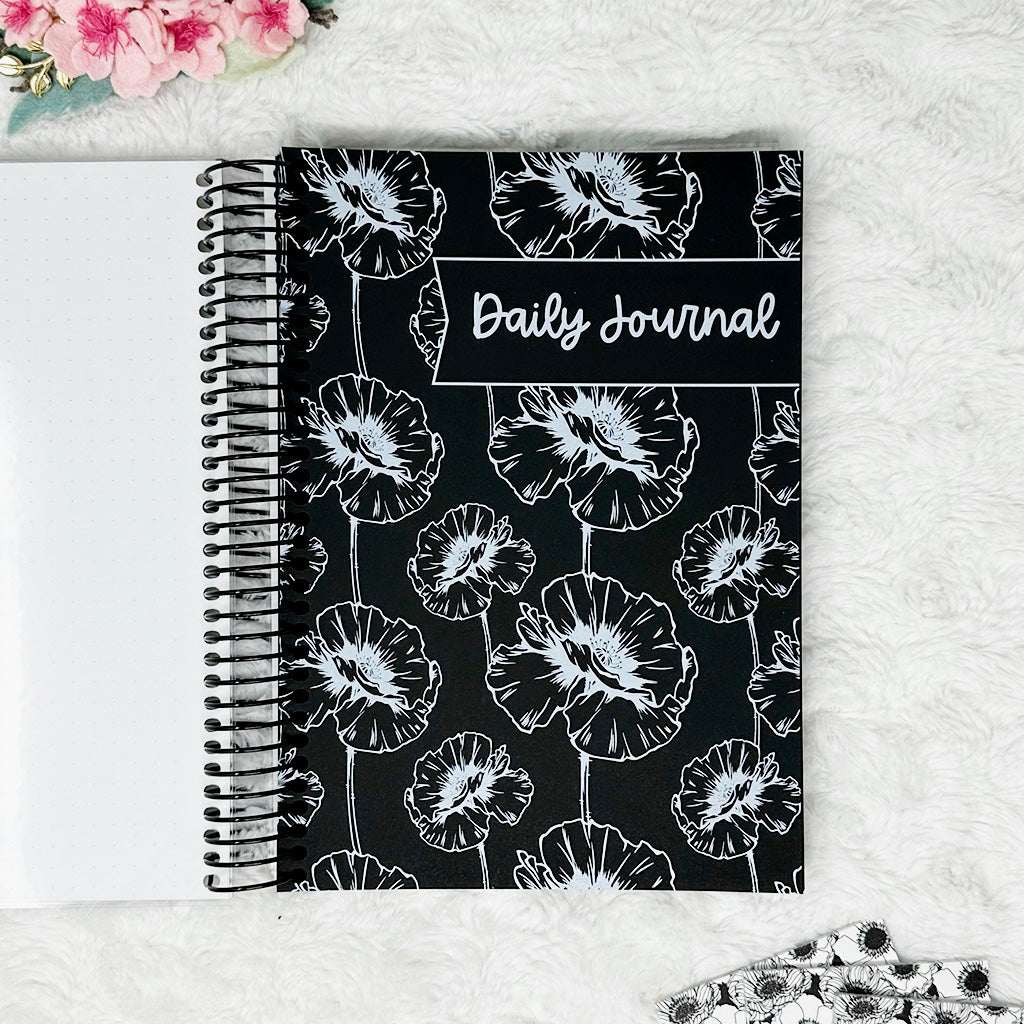 RTS 005 | Blackout Daily Journal | A5 Coil
