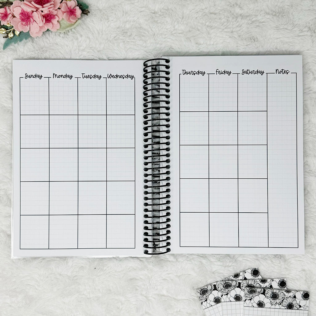 RTS 004 | Monthly/Weekly Planner | A5 Coil