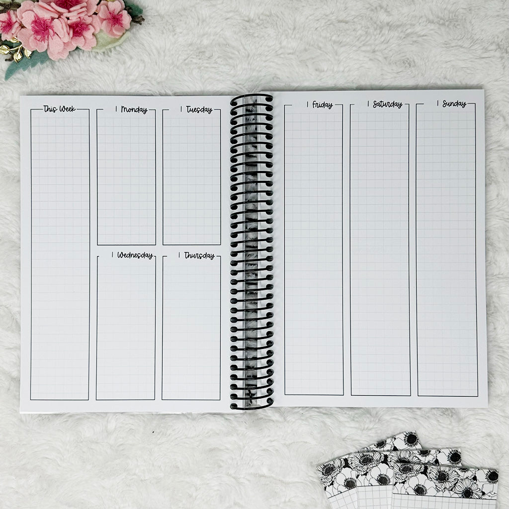 RTS 004 | Monthly/Weekly Planner | A5 Coil