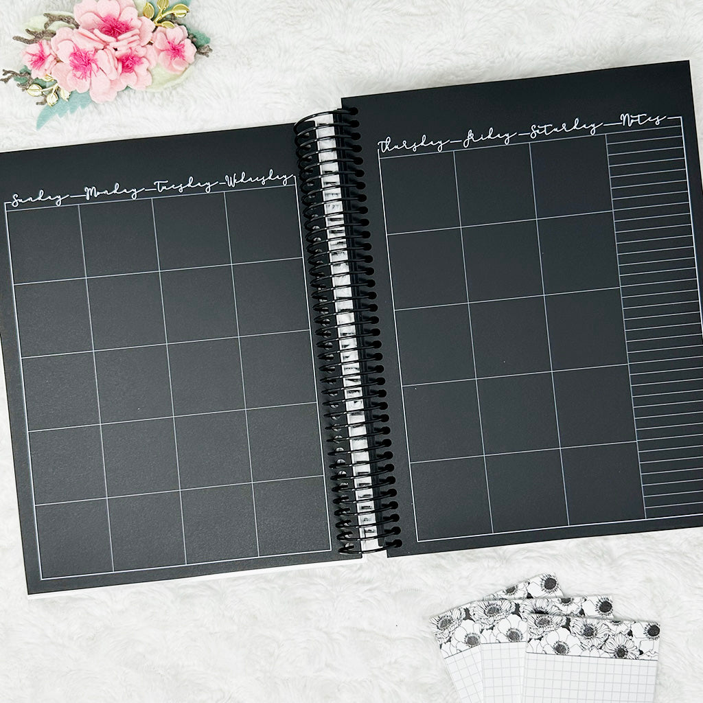 RTS 001 | Monthly/Weekly Blackout Planner | HPClassic Coil