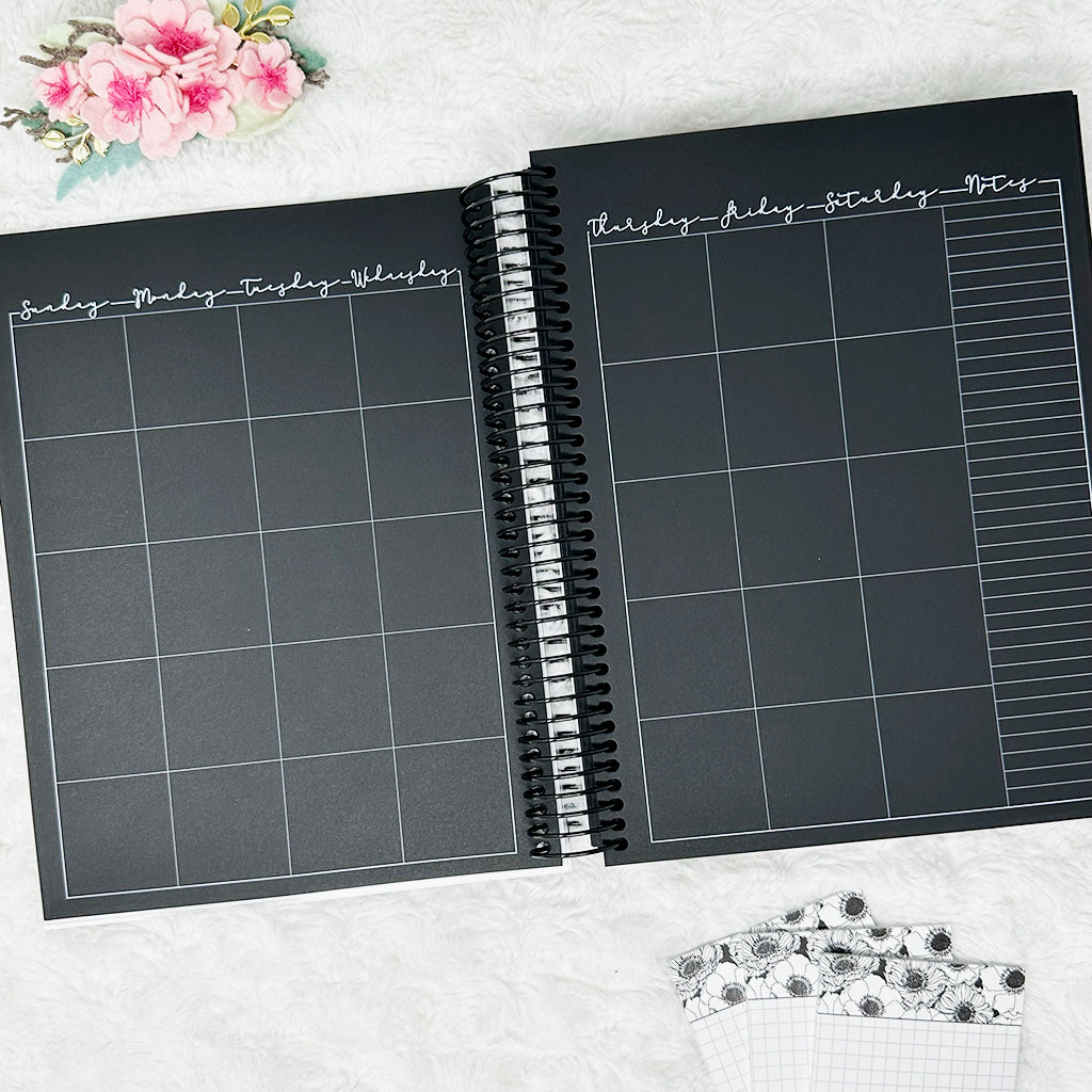 RTS 001 | Monthly/Weekly Blackout Planner | HPClassic Coil