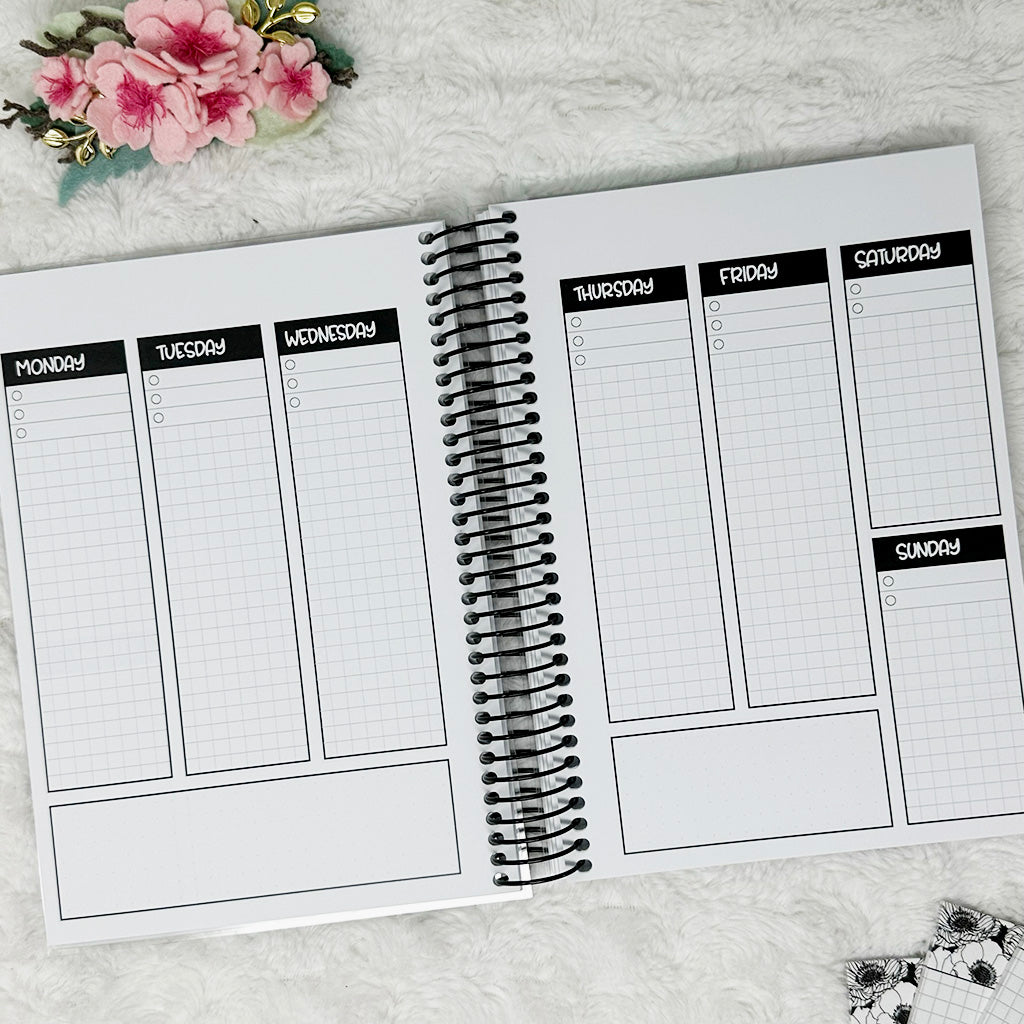 RTS 006 | Monthly/Weekly/Daily Planner | A5 Coil