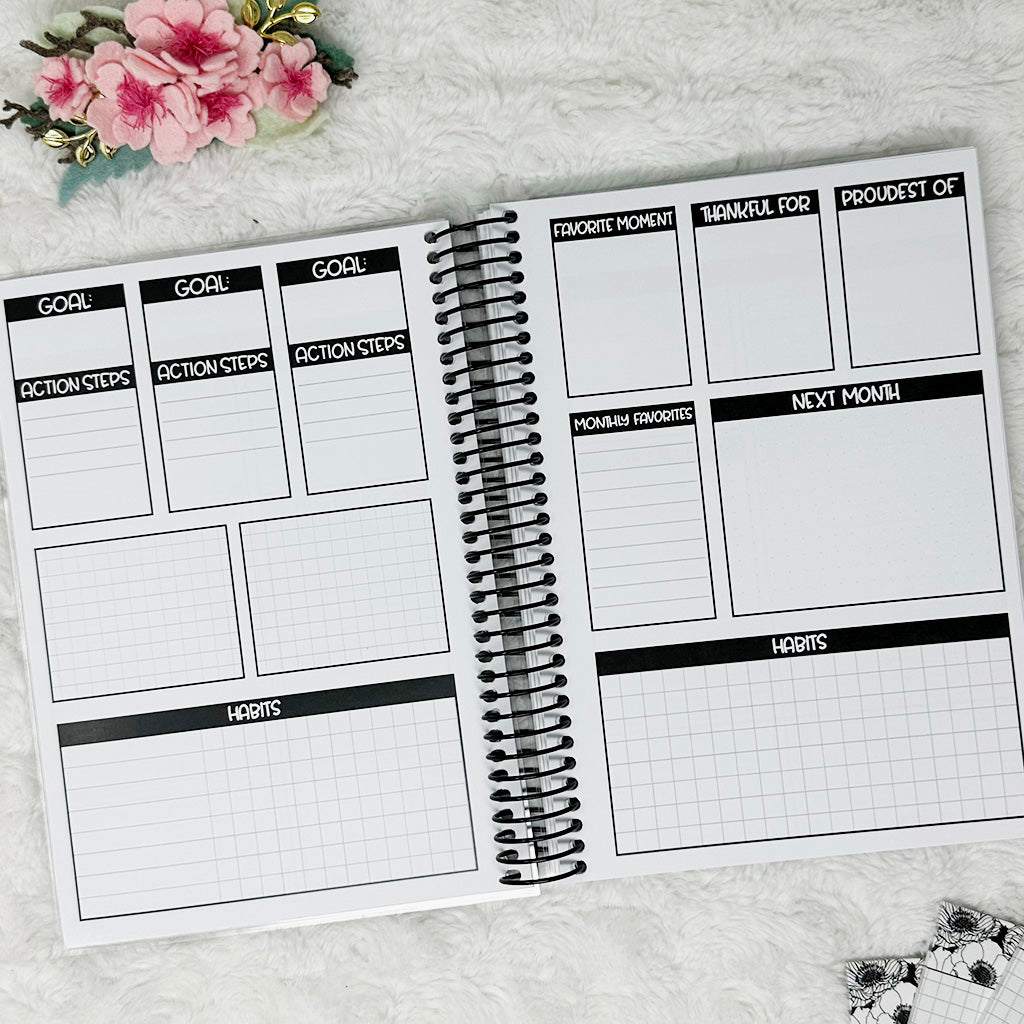 RTS 006 | Monthly/Weekly/Daily Planner | A5 Coil