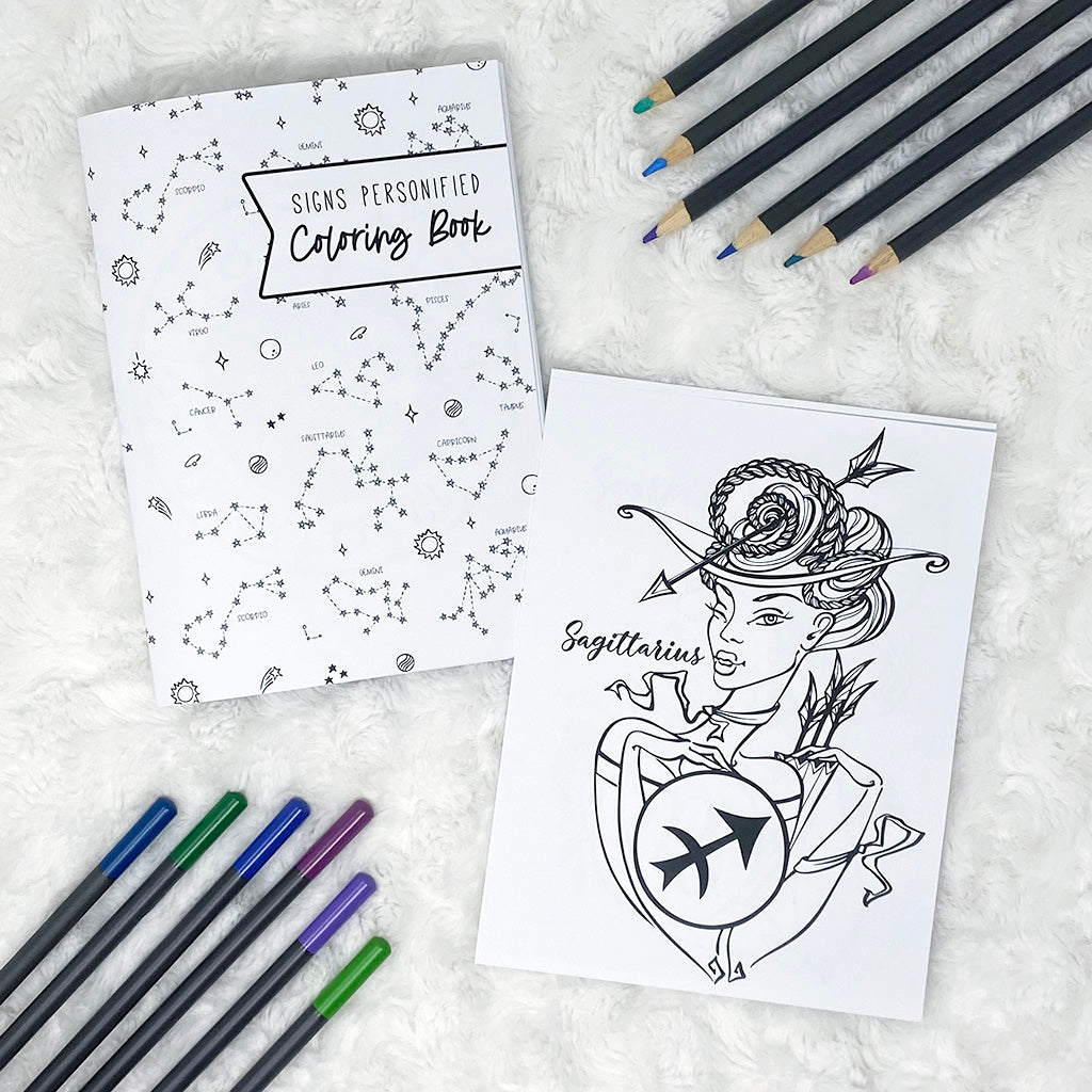 Signs Personified Coloring | Printed
