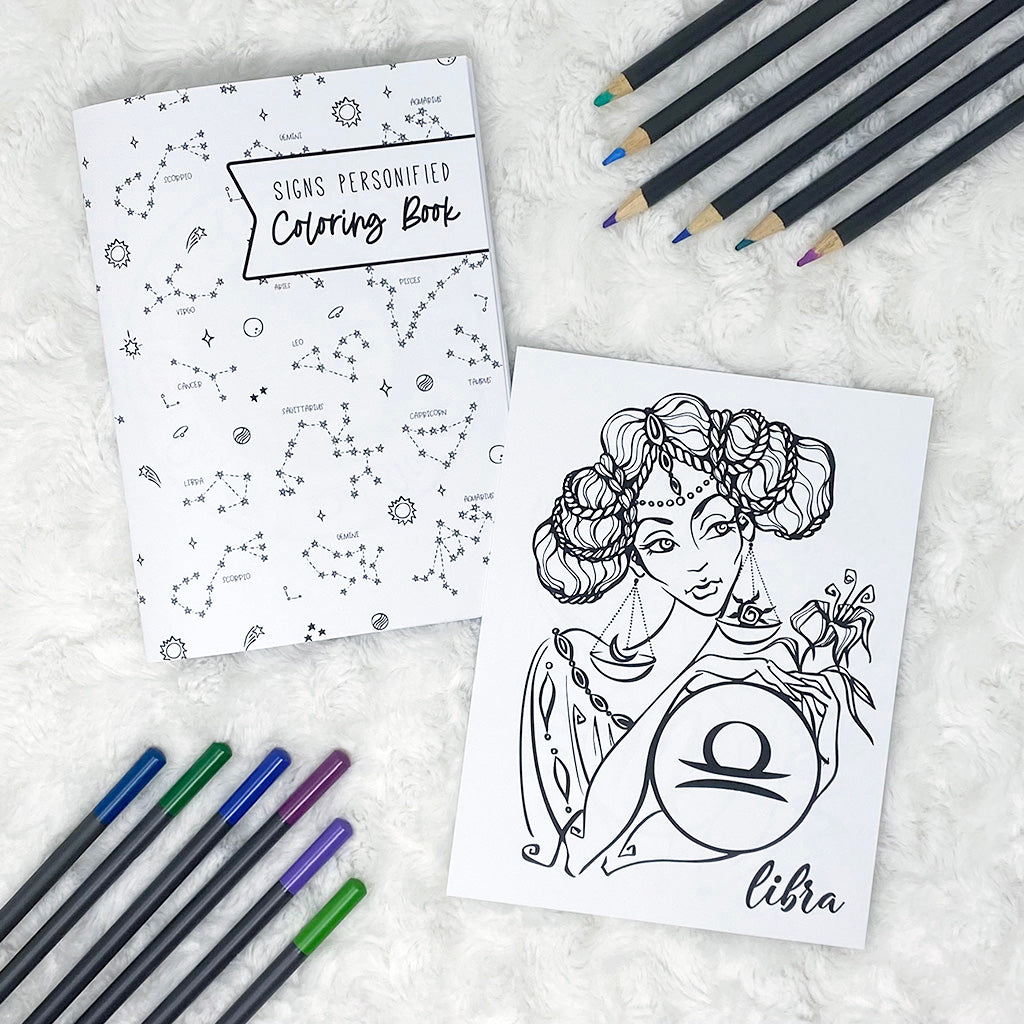 Signs Personified Coloring | Printed