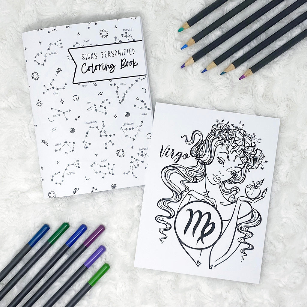 Signs Personified Coloring | Printed