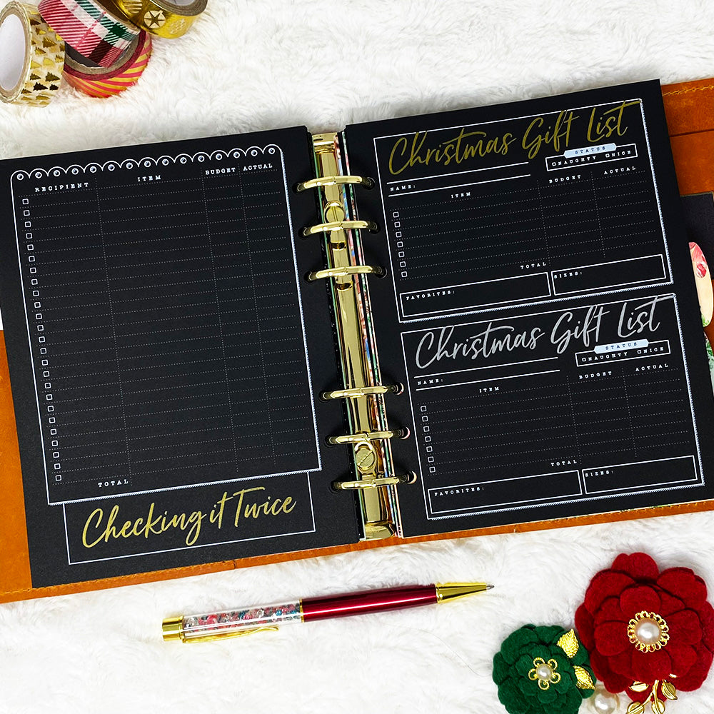 Christmas Planner - 2025 | Blackout | Printed