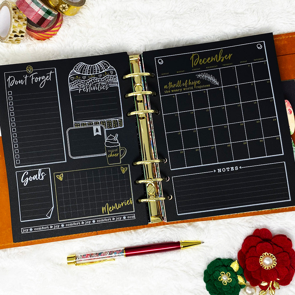 Christmas Planner - 2025 | Blackout | Printed