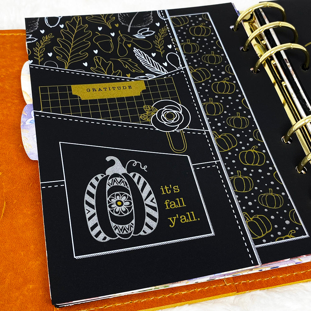 Thanksgiving Planner & Memory Keeper - 2025 | Blackout | Printed